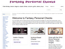 Tablet Screenshot of fantasypersonalchecks.com